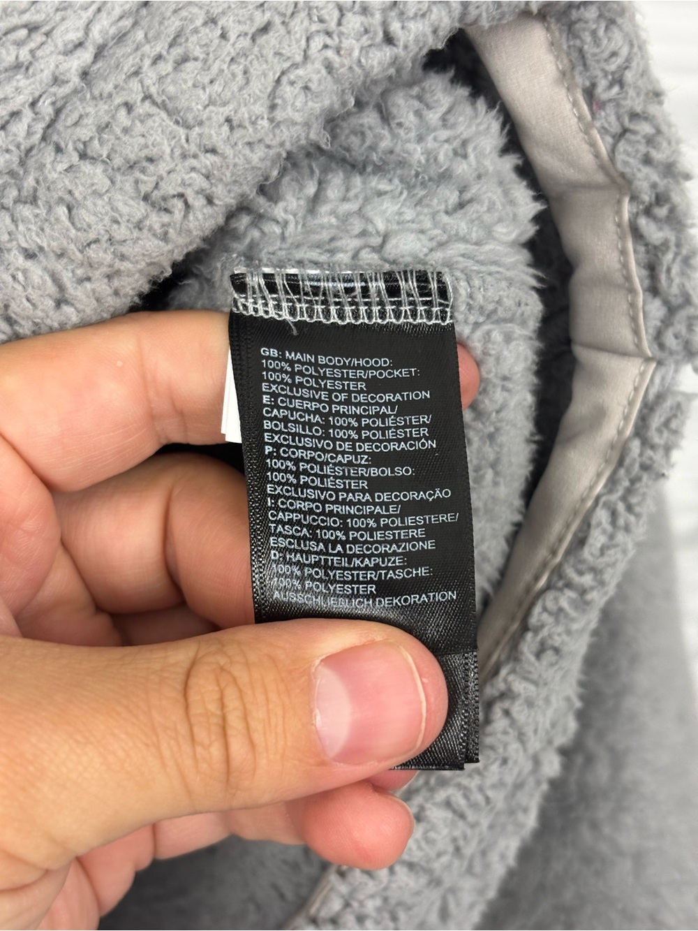 The North Face Campshire Sherpa 1/2 Zip Pullover Hoodie Gray Size Large - Picture 6 of 10